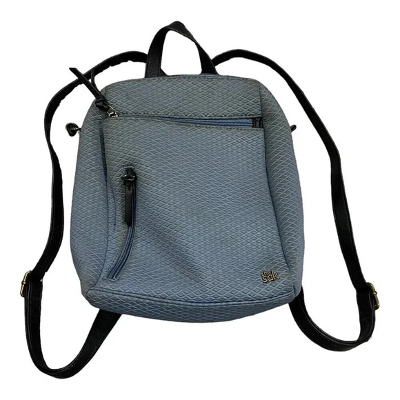 The Sak Denim Blue Olvera City Backpack - Picture 1 of 9